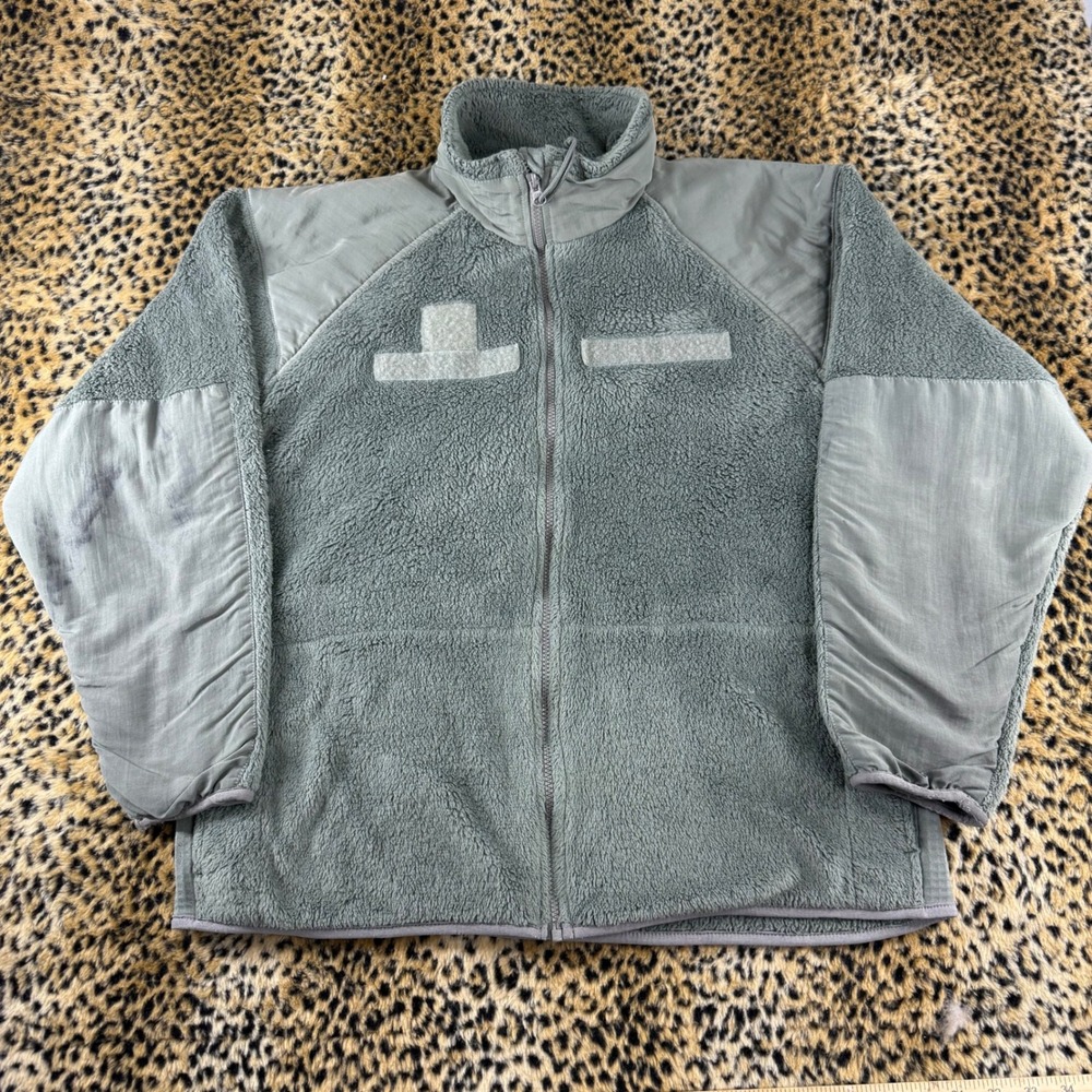 Peckham Inc Mens Large Regular Gen III Fleece Jacket Cold Weather Green 1106